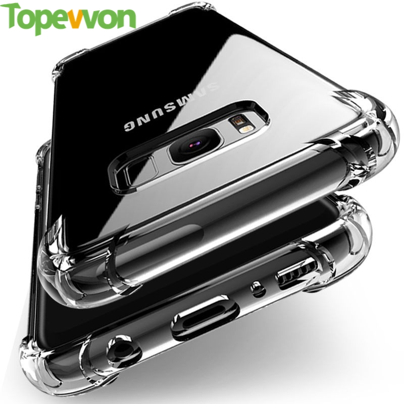Vỏ Topewon Cho Samsung A16 A06 S8 S9 S10 S20 S21 Plus Note 8 9 10 20 Ultra J8 2018 A6 Plus A10 A20 A