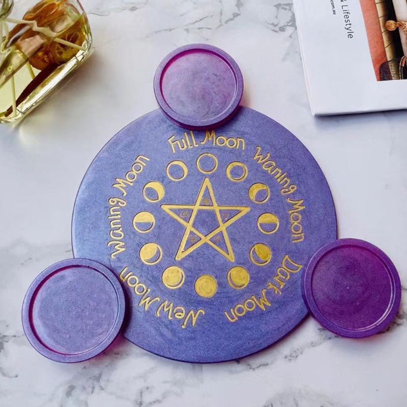 Khuôn Silicone Làm Chân Nến Bằng Nhựa Epoxy