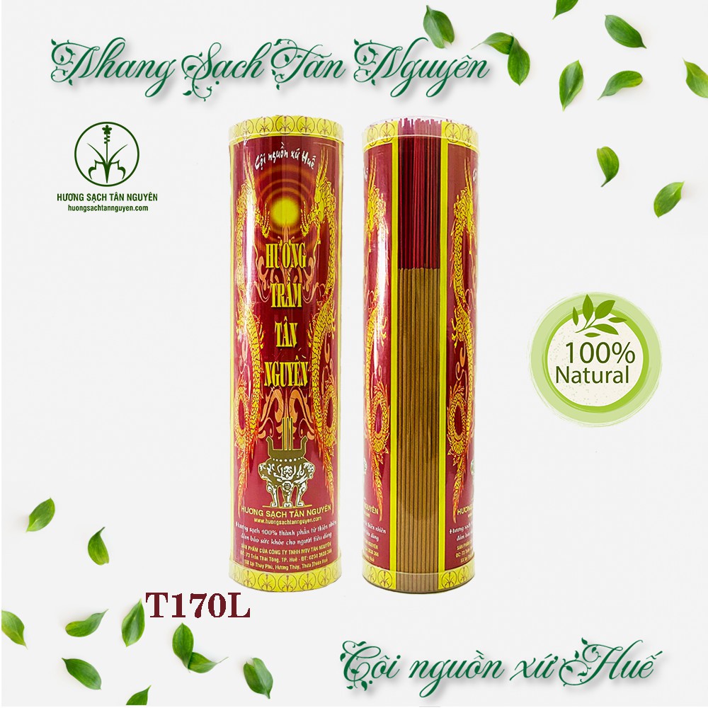 [Mã SRBACK101512 hoàn 20K xu đơn 0Đ] NHANG TRẦM CAO CẤP ống lớn 1kg - Hương sạch Tân Nguyên - T170L - T190C2L