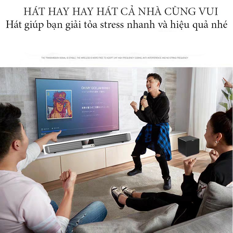 LOA THANH  karaoke youtube trên tivi smart SR100 -K (HÀNG NHẬP KHẨU)