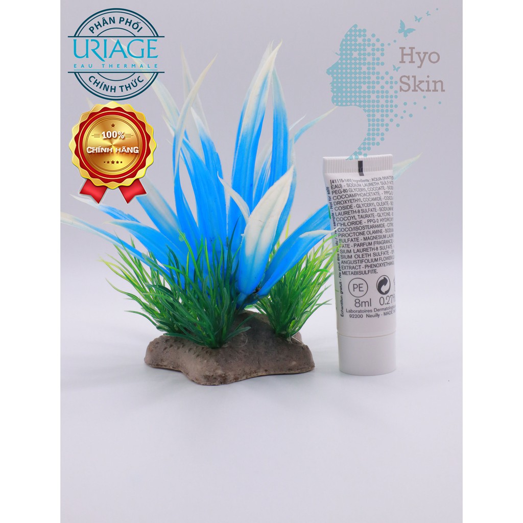 Sữa Rửa Mặt Cho Da Dầu Da Mụn Và Da Hỗn Hợp Uriage Hyseac Gel Nettoyant 8ml