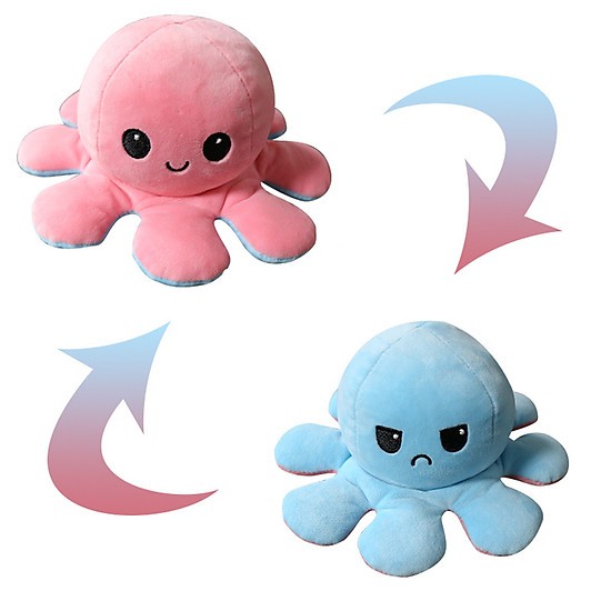 Gấu bông bạch tuộc cảm xúc size 30cm (GIAO MÀU NGẪU NHIÊN)