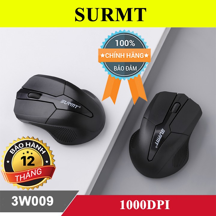 Chuột máy tính SURMT 3W009 ♥️Freeship♥️ Chuột máy tính không dây Surmt chính hãng - Fuhlen A09B A06G