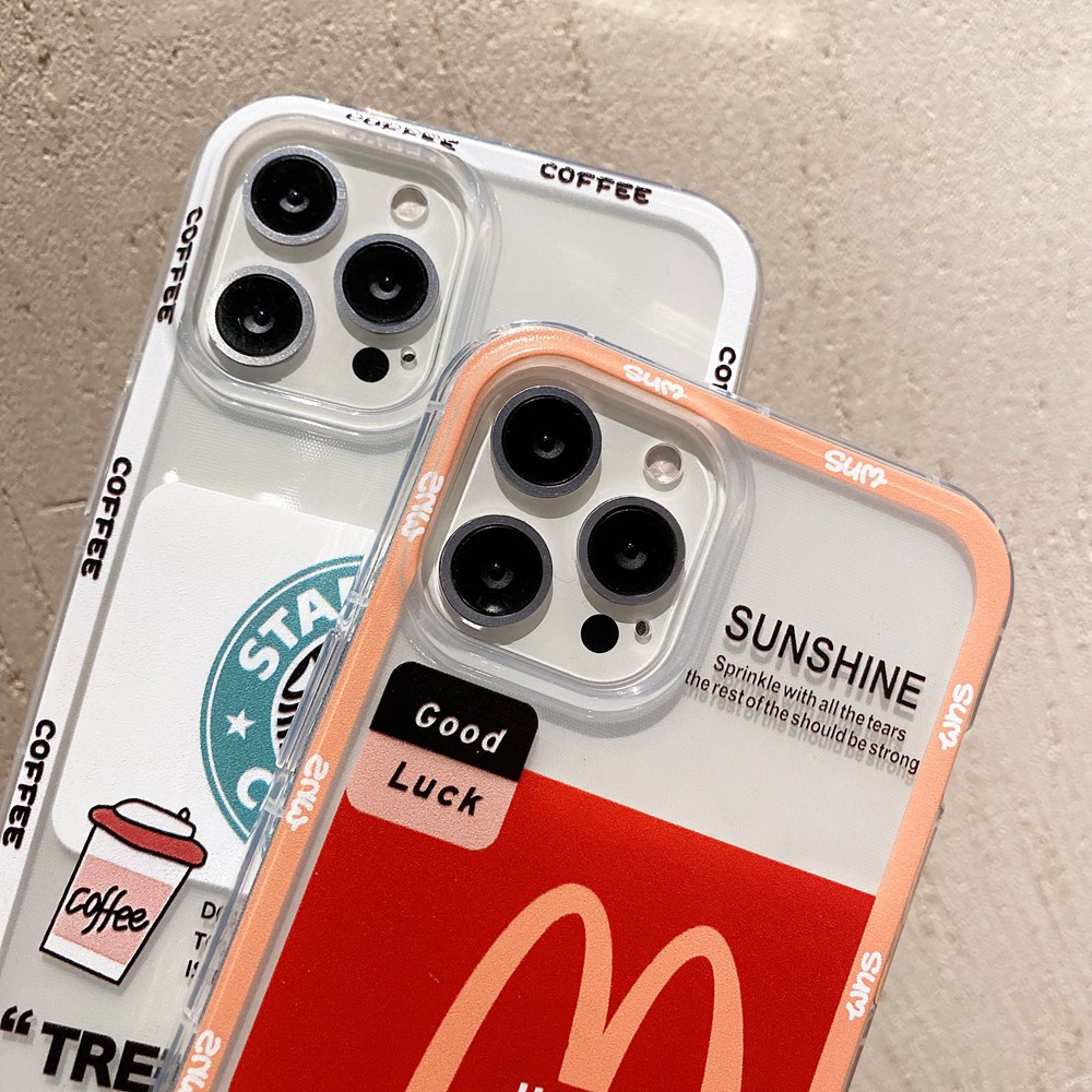 Ốp Điện Thoại TPU Mềm Họa Tiết Mc Cho iPhone 13 12 11 pro max X XS XR 7 / 8 Plus 6 6s