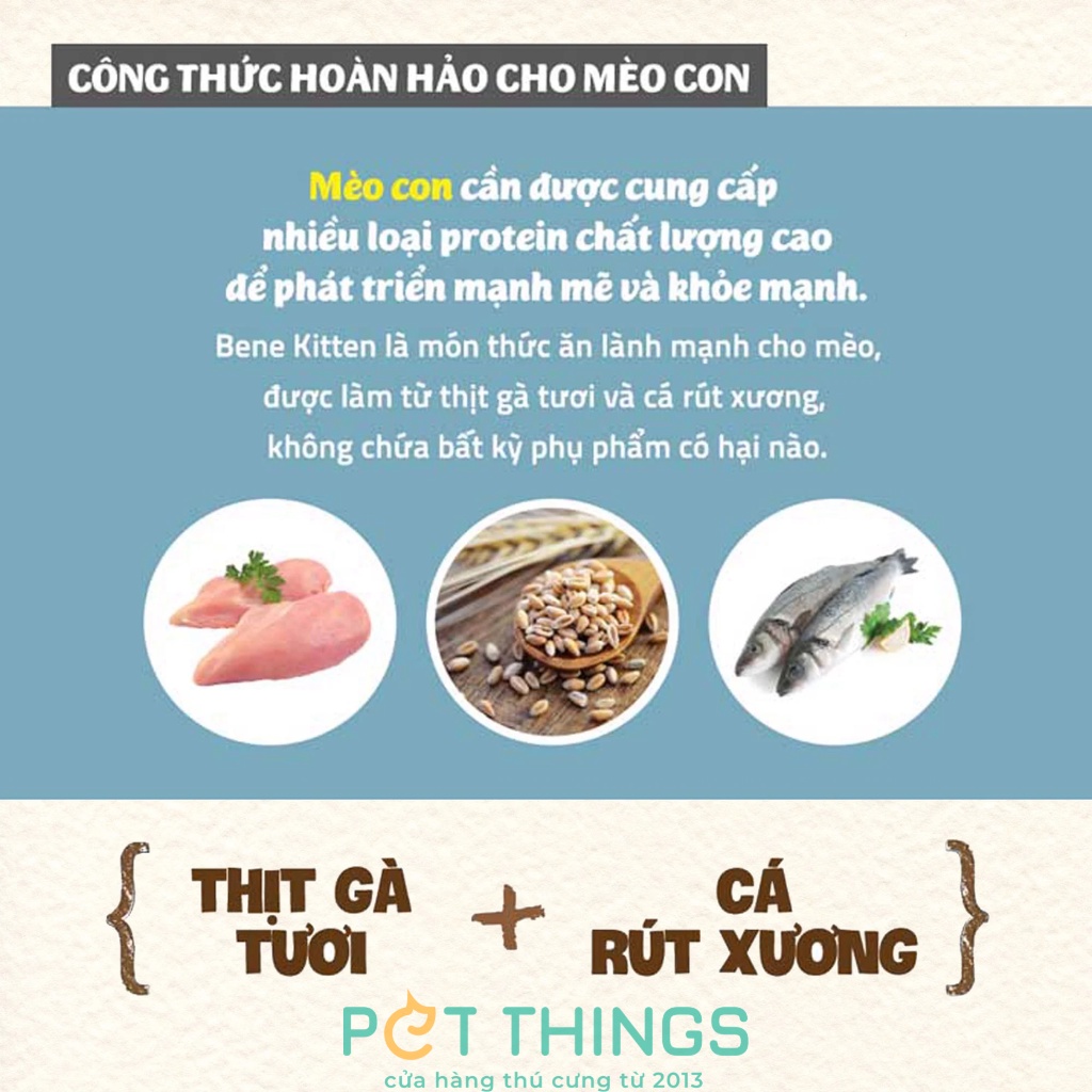 Thức ăn Hạt khô cho mèo Natural Core C1 Kitten / C3 Bene 3012