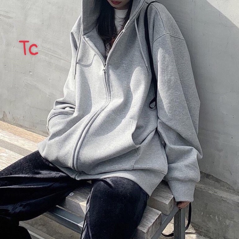 [BÁN SỈ] Áo Khoác Hoodie Nỉ Ngoại Trơn Mũ 2 Lơps  UNISEX | BigBuy360 - bigbuy360.vn