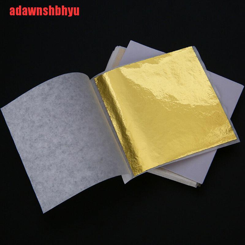 Set 100 Lá Vàng Giấy Dùng Trang Trí Thủ Công