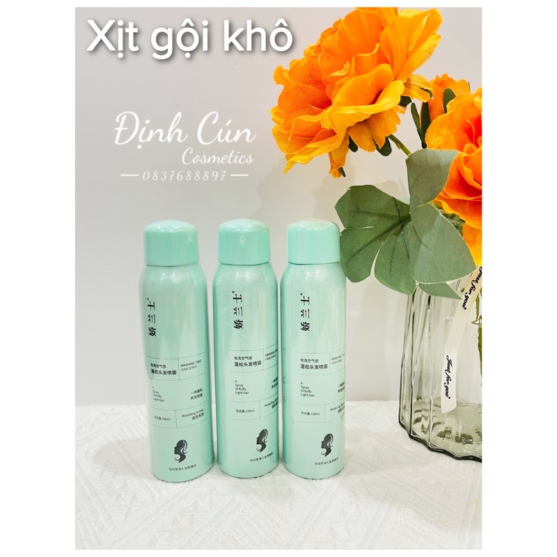 Xịt gội khô cấp tốc nội địa Trung