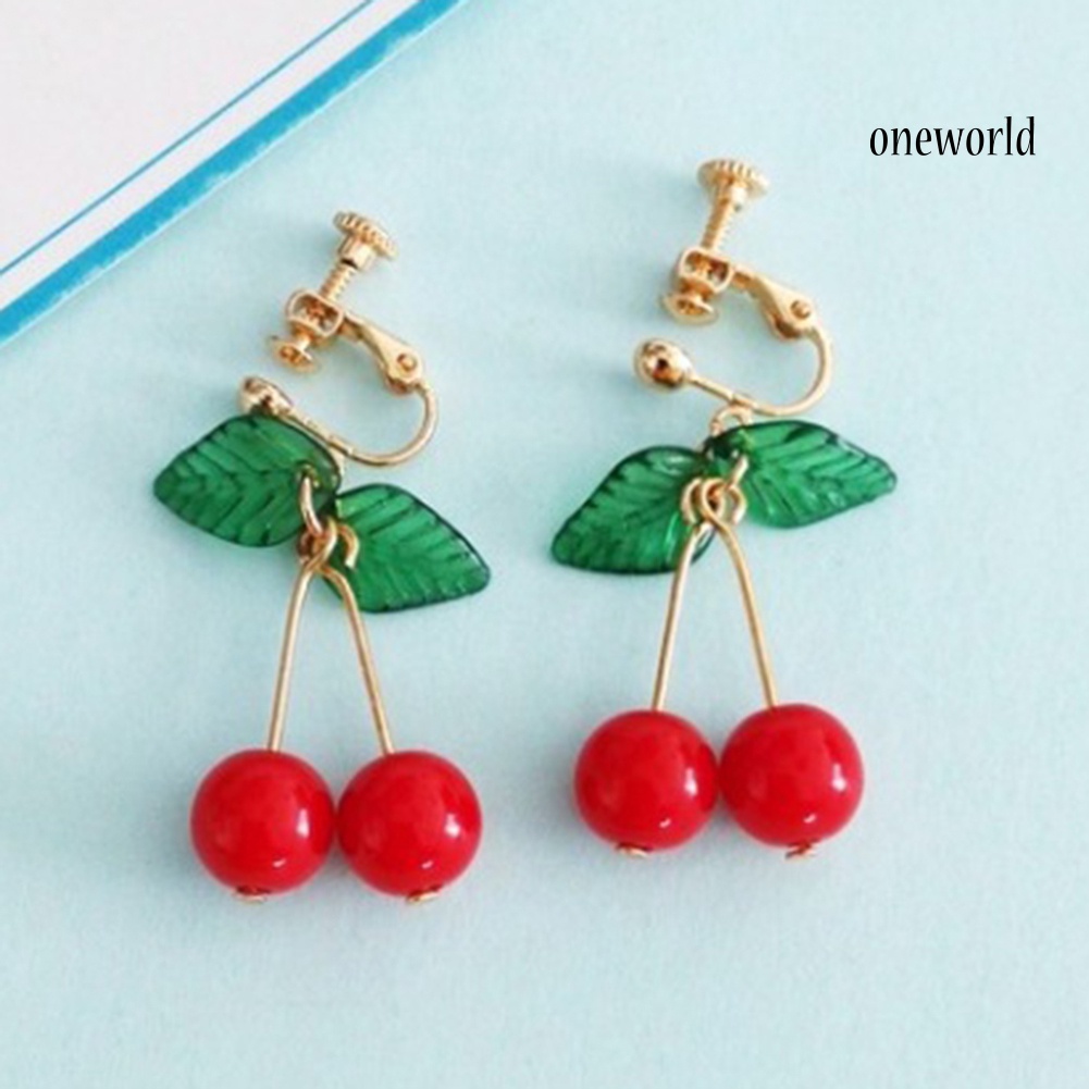 Khuyên Tai Hình Trái Cherry Xinh Xắn Cho Nữ