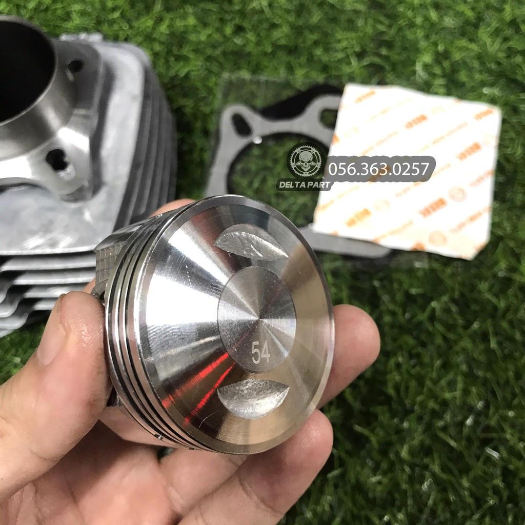 Lòng 54 56 Dài 78 Piston Bạc Xịn Cho Wave, Dream, xe Trung Quốc, xe 50cc