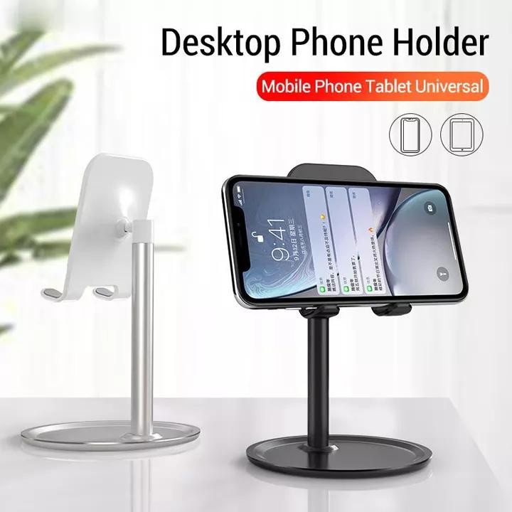 Giá đỡ điện thoại, máy tính bảng để bàn hợp kim nhôm T2