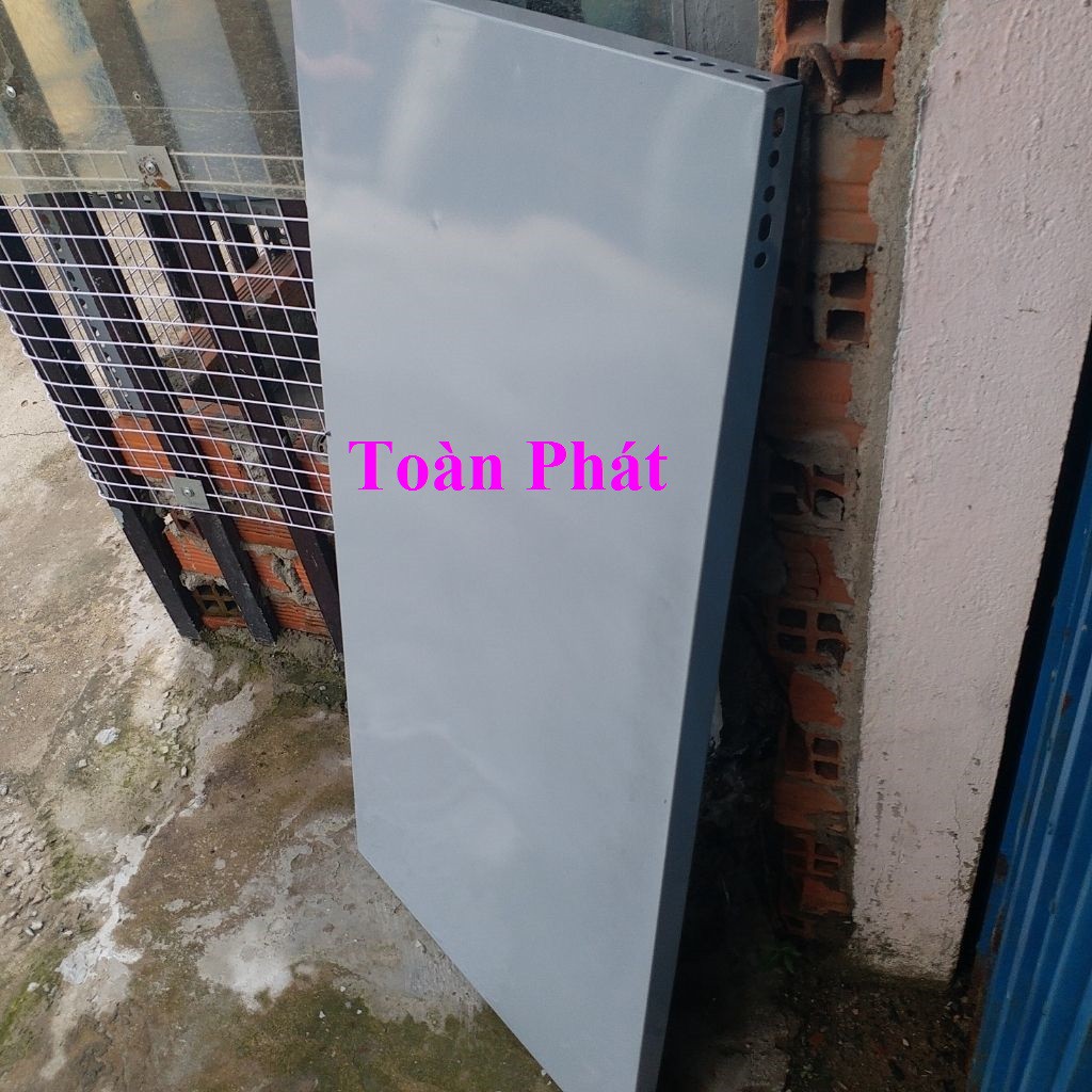 Mâm sắt V lỗ ( 50x100cm) màu xám ghi