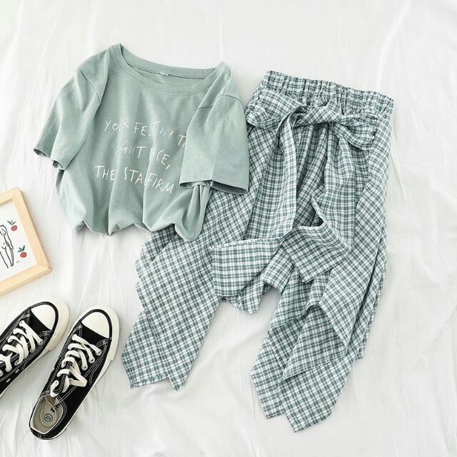 set xanh mint công sở