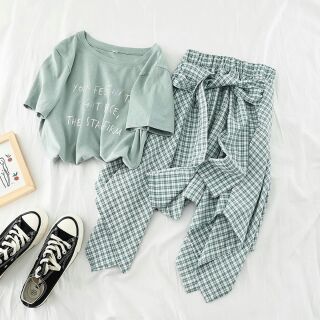 Set xanh mint công sở