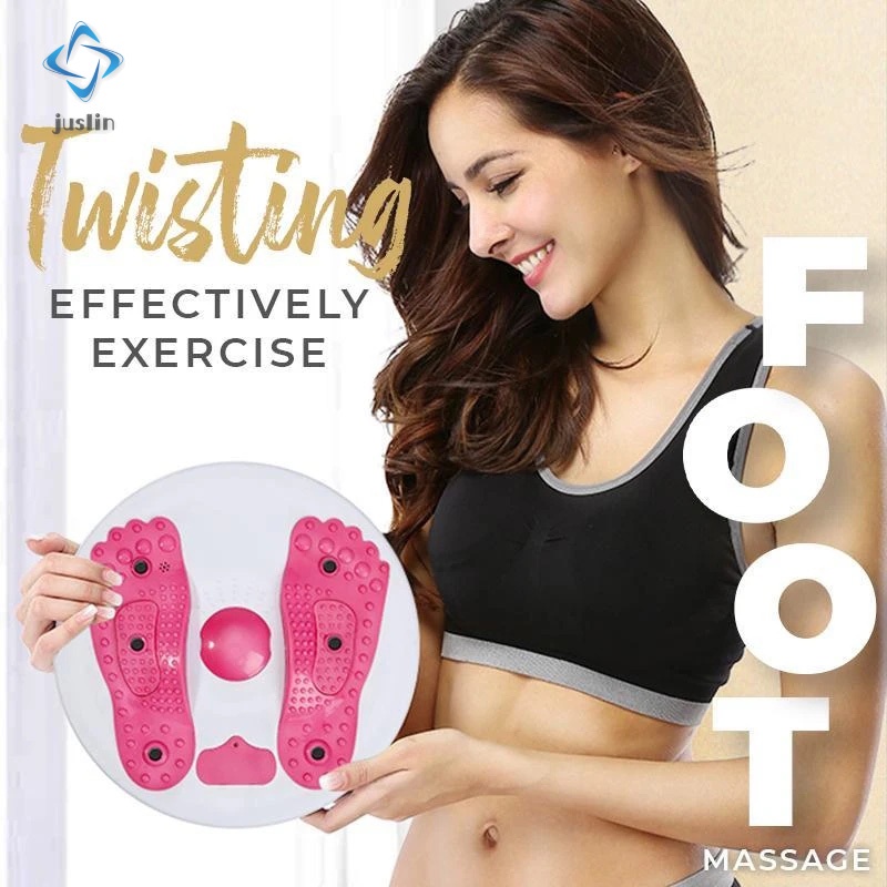 Twisting The Waist Dish Non Slip Body Shaping Twisting Waist Twister Plate Exercise Machine with 6 Magnets