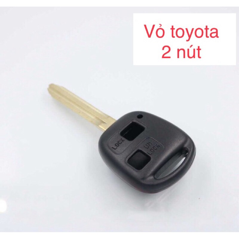 Vỏ chìa khoá TOYOTA ( 2 nút ) xe Prado , Land Cruiser , Yaris
