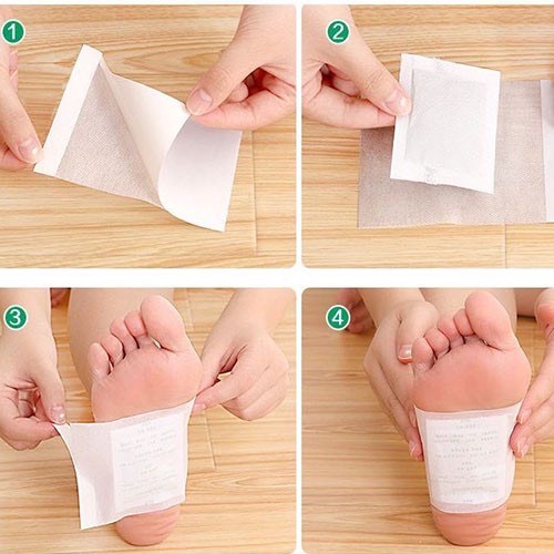 Bộ 10 Miếng Dán Chân Thải Độc Nội Tiết Tố Trong Cơ Thể Nhật Bản