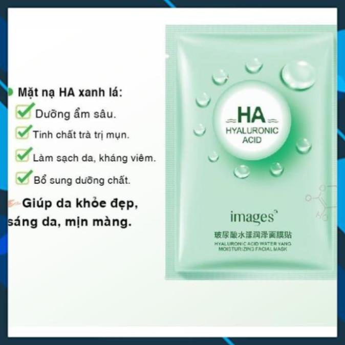 Mặt nạ giấy dưỡng trắng da mụn cấp ẩm thải độc HA Images | BigBuy360 - bigbuy360.vn