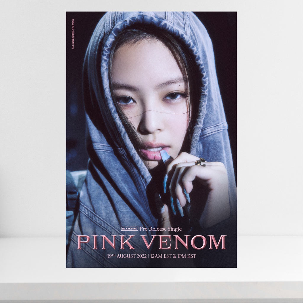 Sét 4 tờ Poster Blackpink Pink Venom 2