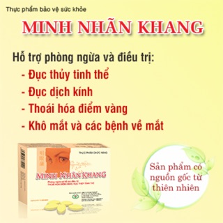 MINH NHÃN KHANG Giúp cho đôi mắt luôn sáng