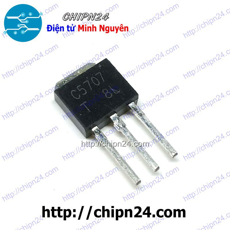 [3 CON] Transistor C5707 TO-251 NPN 8A 50V (2SC5707 5707)