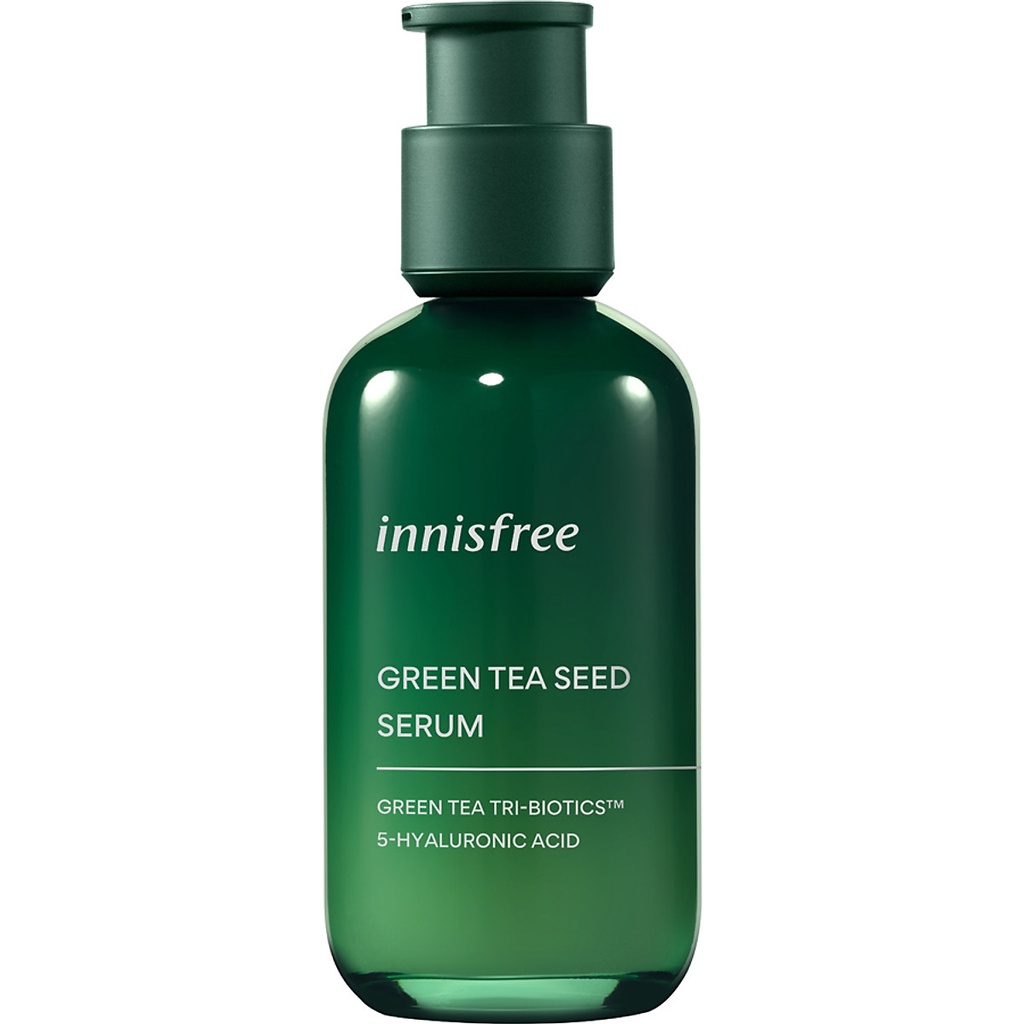 Tinh chất dưỡng ẩm cô đặc từ trà xanh và dầu hạt trà xanh tươi Jeju Innisfree The Green Tea Seed Serum 80ml - NEW