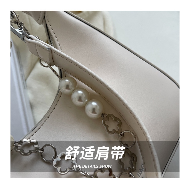 Túi Đeo JASMIN NOIR Chéo Da PU Hình Bán Nguyệt Xinh Xắn Cho Nữ