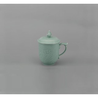 [GIÁ RẺ NHẤT] Ly sứ sen xanh Minh Long cao cấp