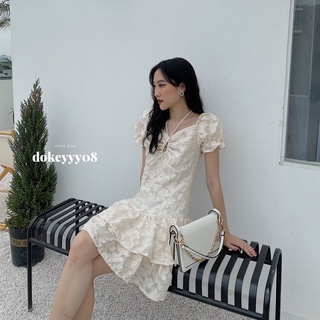 Váy cổ yếm đuôi cá 585