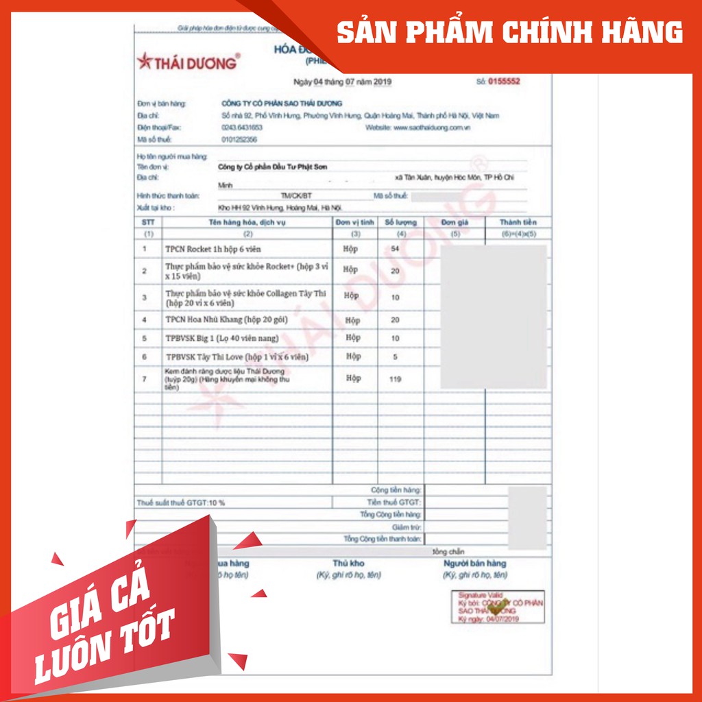 Viên uống tăng kích thước vòng 1 (viên nang) Big1 - Sao Thái Dương