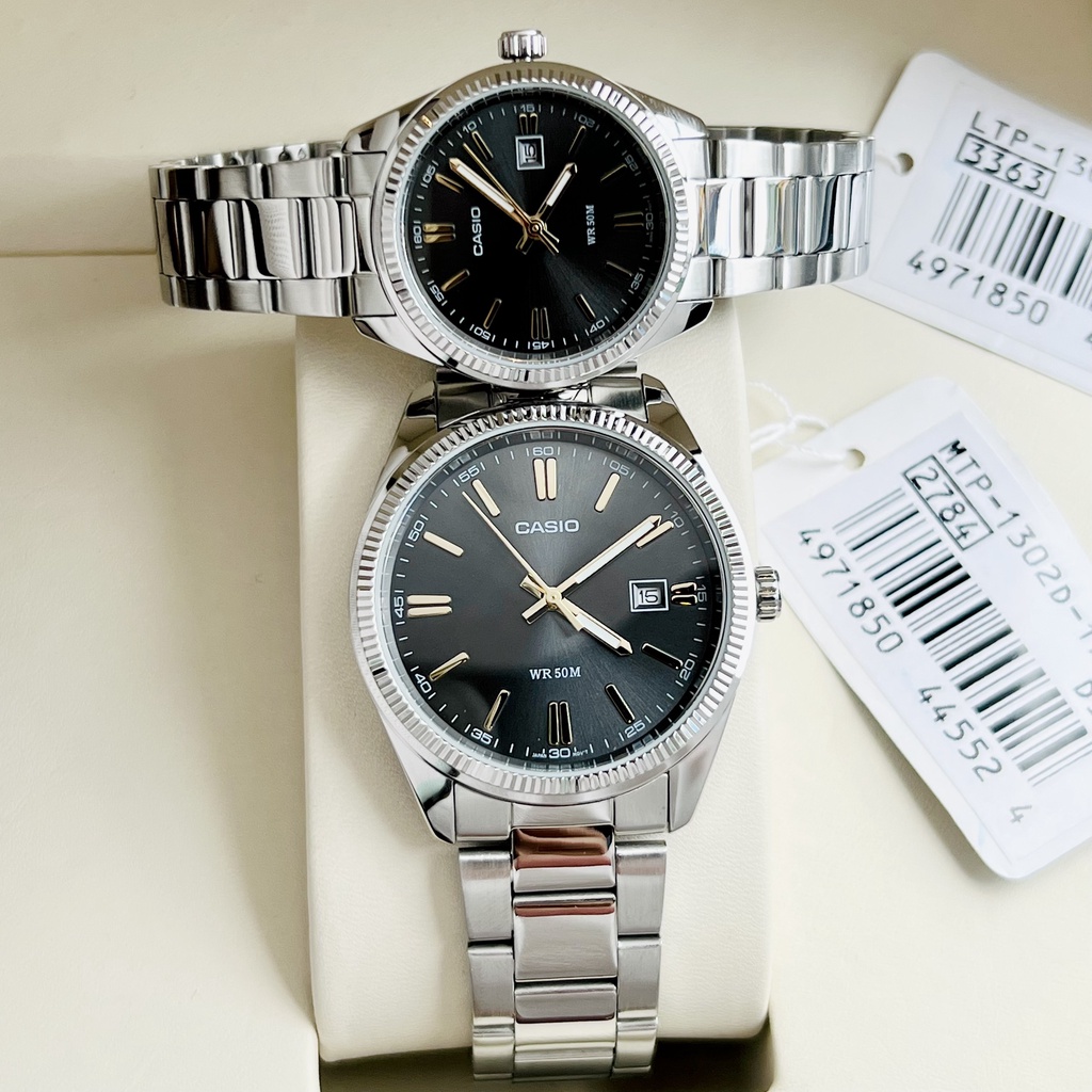Đồng hồ nam nữ dây thép Casio MTP 1302D 1A1