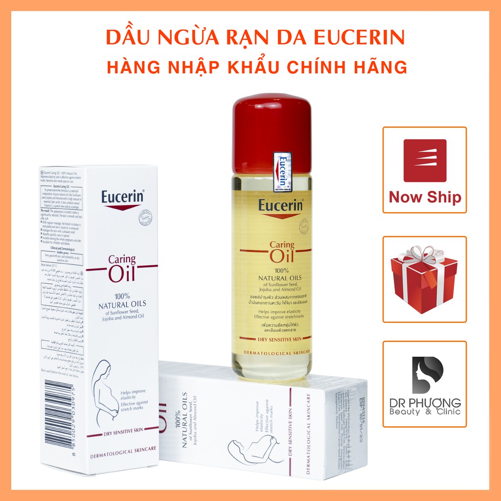 [CHÍNH HÃNG] DẦU NGỪA RẠN DA EUCERIN NATURE CARING OIL 125ML