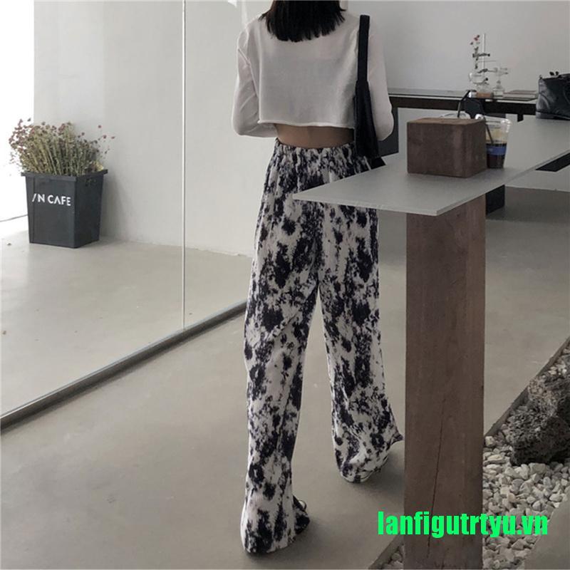 Quần Dài Lưng Cao Ống Rộng Phong Cách Bohomian | BigBuy360 - bigbuy360.vn