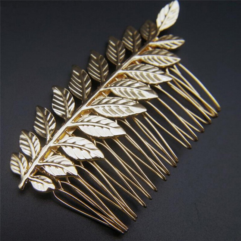 Kẹp Tóc Hình Chiếc Lá Thanh Lịch Cho Nữ