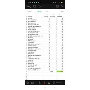 combo khách đặt a