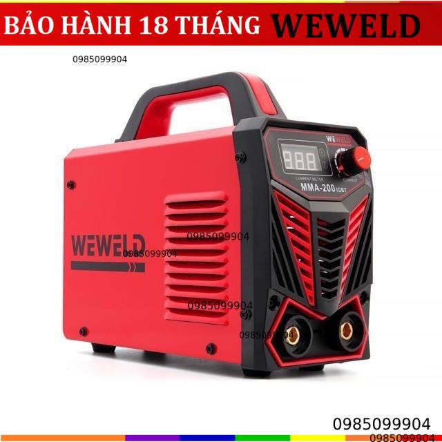 Máy hàn mini siêu nhỏ WEWELD MMA 200 chuyên que hàn 2.6mm và chấm boong đối với que 3.2m | jasic sasuke hồng ký