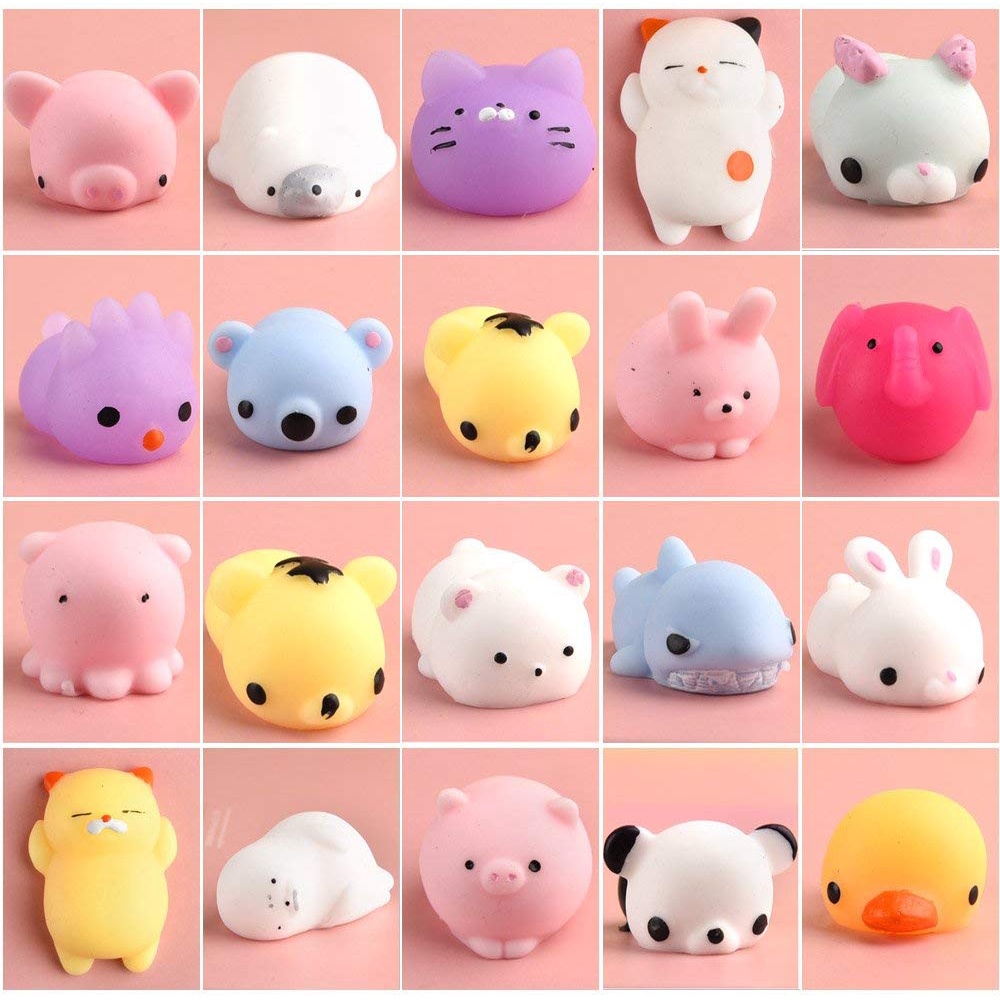 Đồ Chơi Mochi Siêu Mềm Giảm Căng Thẳng - Squishy Mochi - Đồ Chơi Nắn Bóp Squishy - Thư Viện Đồ Chơi