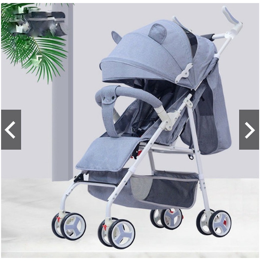 Xe đẩy em bé bản cao cấp 2 chiều 3 tư thế cho bé