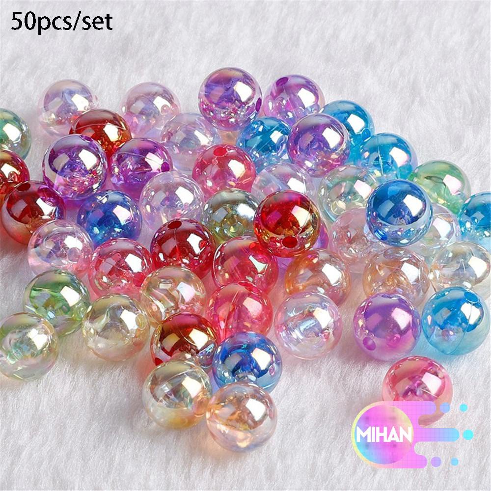 Bộ Hạt Acrylic Nhiều Màu Làm Trang Sức Thủ Công Mihan1