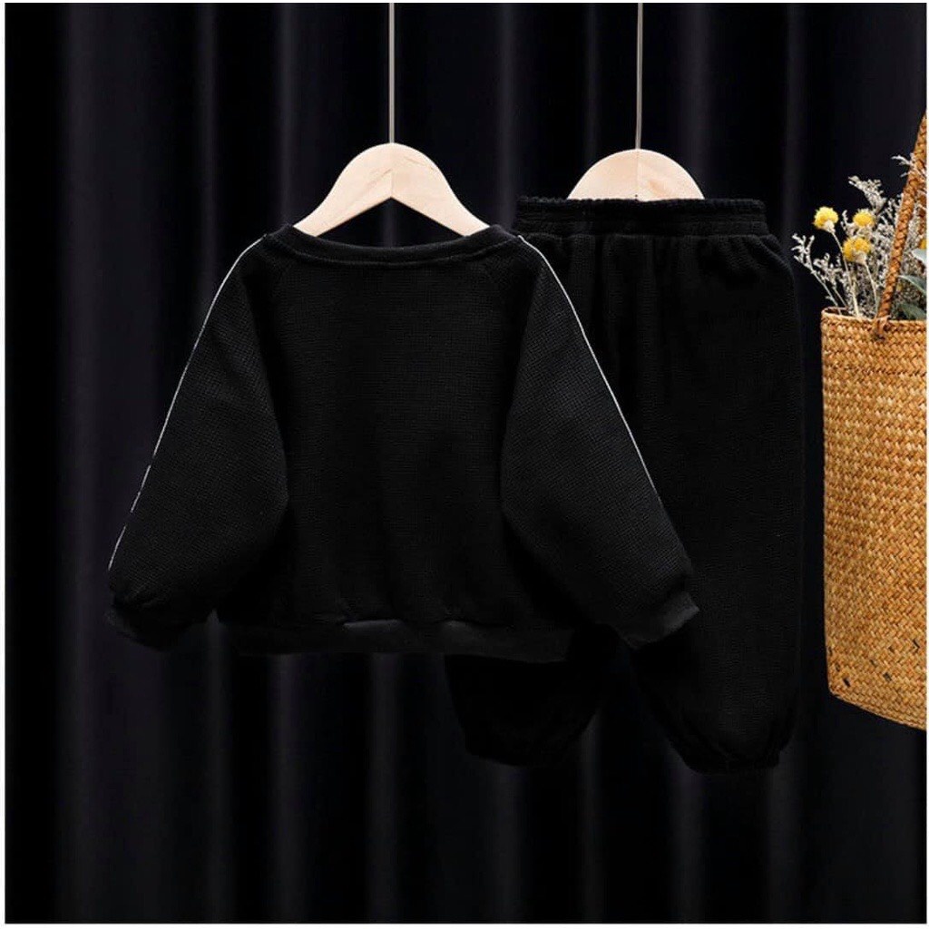 Bộ Nỉ Thu Đông Cho Bé Trai Và Bé Gái Chất Liệu Nỉ Xốp Mềm Mại Từ 8 Đến 28 Kg Hro Ken Store