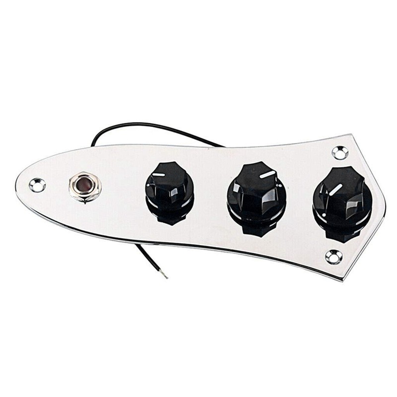 Guitar Parts Alloy Bass Guitar Wiring Harness Control Plate String Musical Instrument Parts