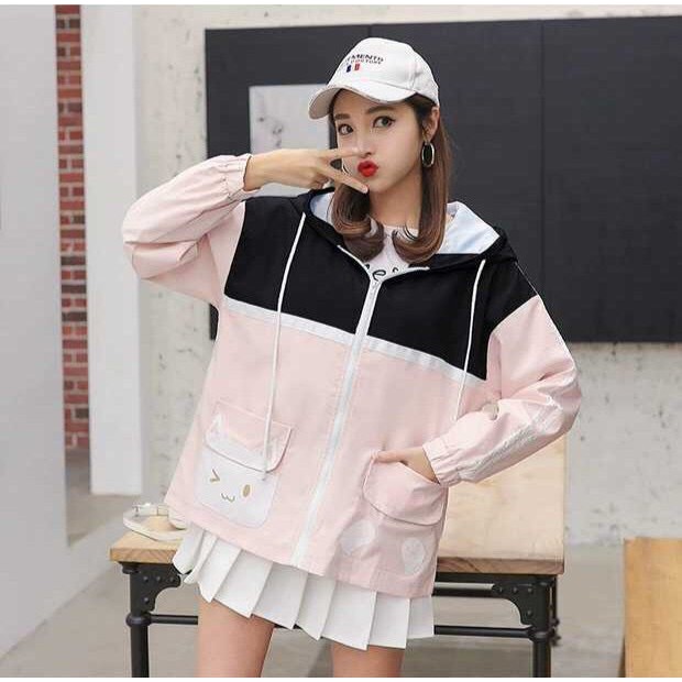 Áo khoác nữ, Áo khoác nữ gió dù 2 lớp chống nắng cá tính đẹp siêu hot | BigBuy360 - bigbuy360.vn