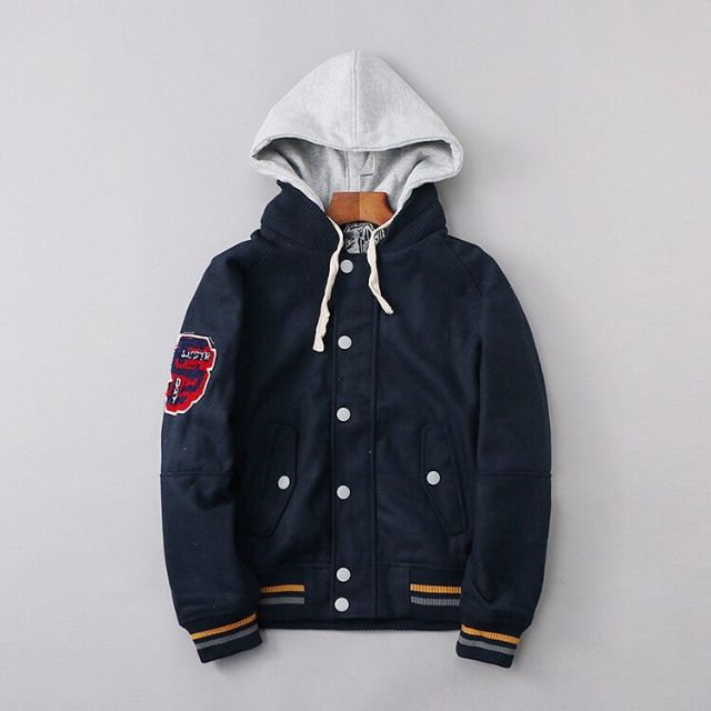 Áo dạ Superdy Unisex Laguage Baseball