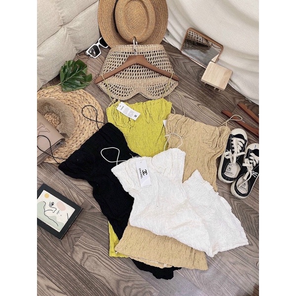 ĐẦM BODY XỐP HAI DÂY