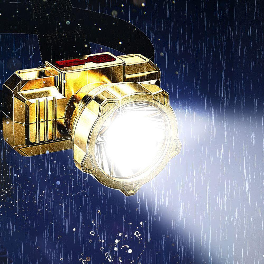 ZAIJIE24 Đèn LED Đeo Trán Chống Thấm Nước