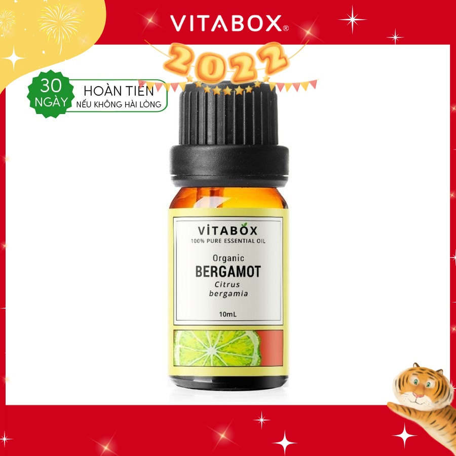 Tinh dầu Cam Bergamot hữu cơ VITABOX thiên nhiên nguyên chất – pure natural organic essential oil