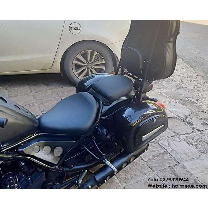 Cặp Thùng Hông Honda Rebel 300-500cc Rộng 13cm+Bộ Pass Ốc Vít