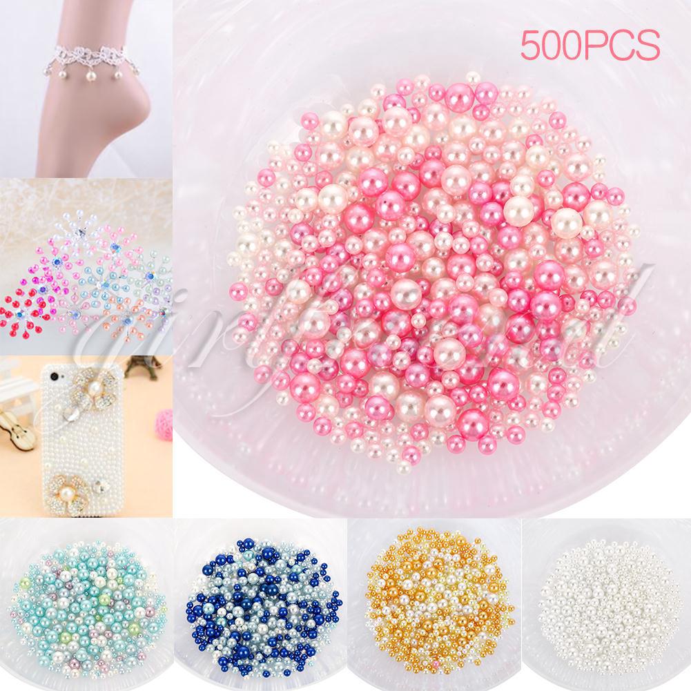 Crystal Rice Epoxy 500pcs/Set Loose Beads Vases