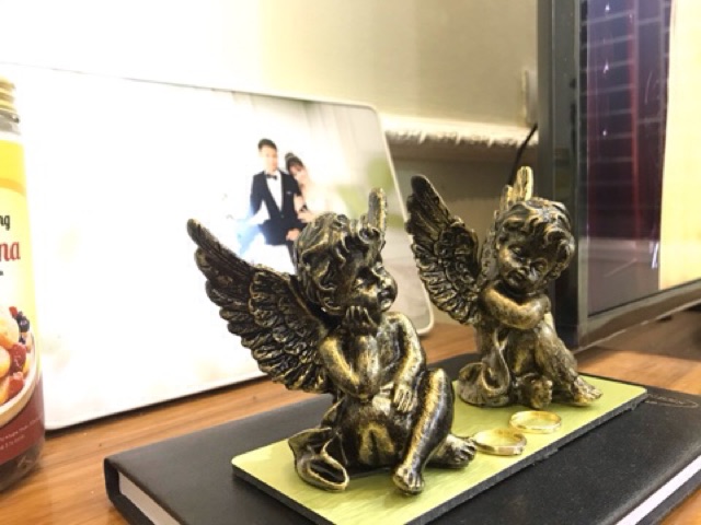 CẶP TƯỢNG THIÊN THẦN DECOR LITTLE ANGEL