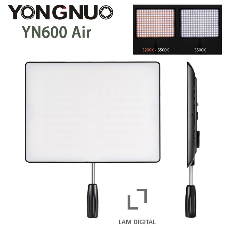 Đèn led Yongnuo YN600 Air - quay video, chụp ảnh, livestream